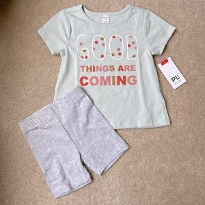 Petit Lem Kids Shirt & Short Set